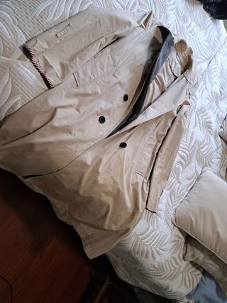 Gabardina Tommy Hilfiger Mujer Beige Talla XS