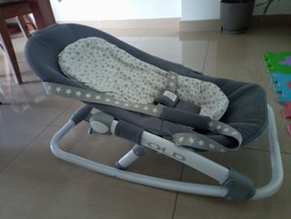 Hamaca Bebé Jané Gris Estrellas