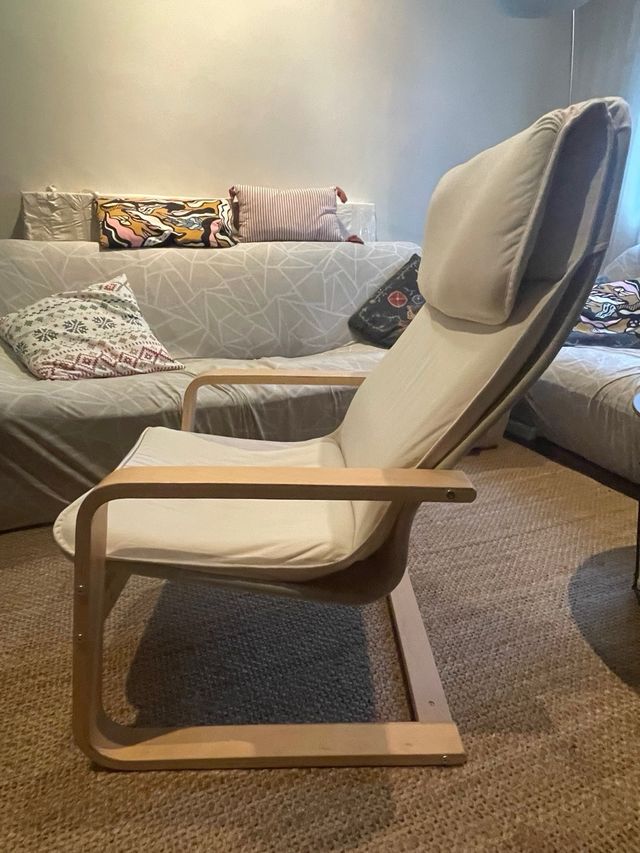 Sillón Poäng Ikea.