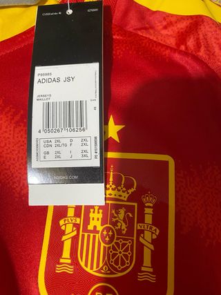 Camiseta Adidas JSY Talla XXL