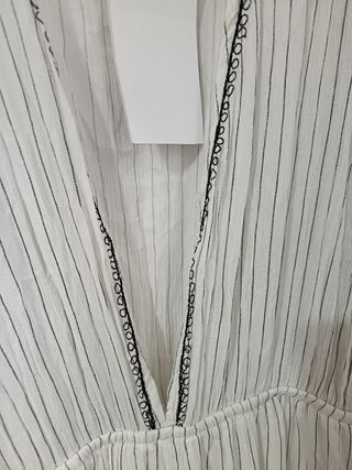 Mono Pull&Bear rayas blanco y negro