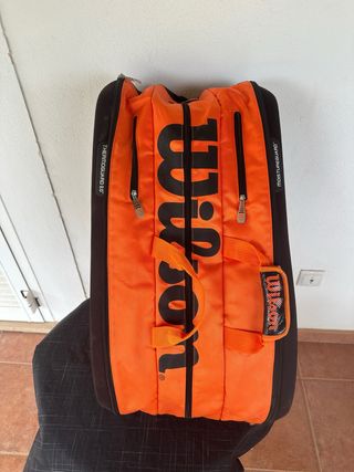 Raquetero Wilson grande caben más de 6 raquetas
