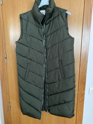 Chaleco JDY verde oliva mujer