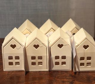 7 casitas Tedi de madera
