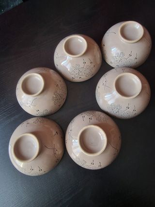 Set 6 coppette gelato in ceramica