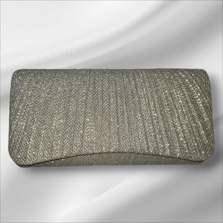 Bolso de fiesta plateado brillante