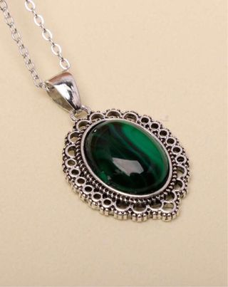 Collar y Colgante Resina Turquesa