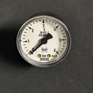 Manometro Wika 0-6 BAR 50mm 1/4 Gas