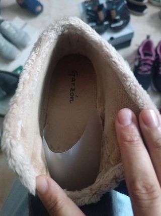 Zapatillas de estar por casa grises talla 39