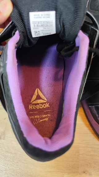Zapatillas Halterofilia Reebok Negro/Morado