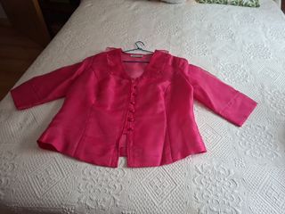 Chaqueta de fiesta fucsia