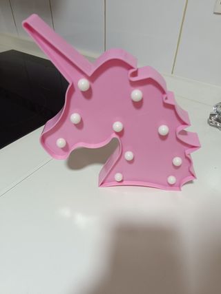Lámpara Unicornio Rosa Infantil