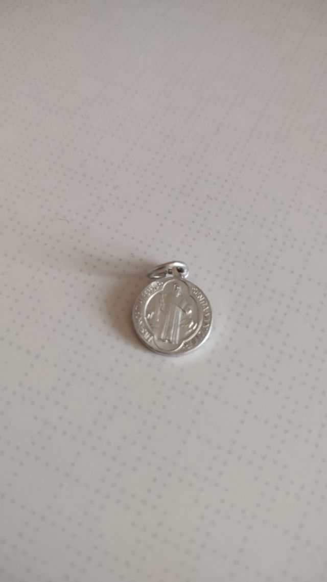 Medaglietta Padre Pio Argento