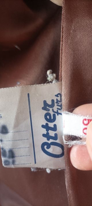 Abrigo 3/4 marrón. Nutri