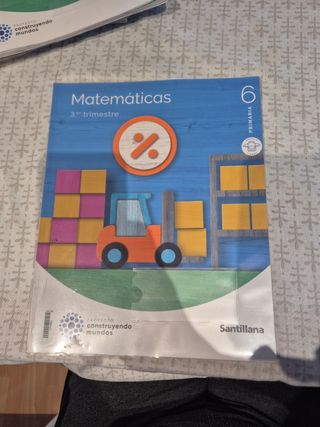 MATEMATICAS MOCHILA LIGERA 6 PRIMARIA CONSTRUYE...