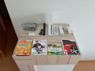 Consola Nintendo Wii Blanca + Accesorios y Juegos