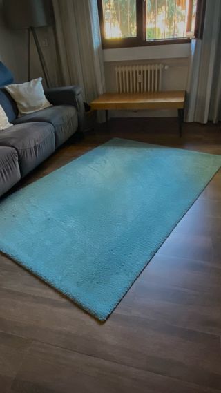 2 und -Alfombra salón azul + Alfombra para pasillo