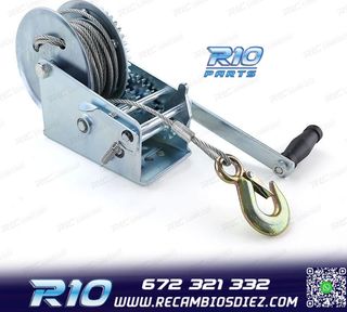CABRESTANTE PROFESIONAL 1500KG Y 10 METROS