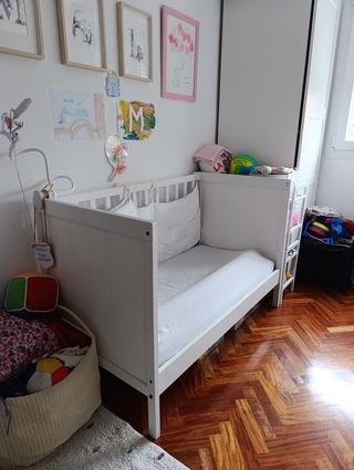 Cuna SUNDVIK Ikea 60x120 cm Blanca