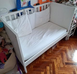 Cuna SUNDVIK Ikea 60x120 cm Blanca
