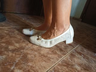 Zapatos de vestir blancos, cocktail