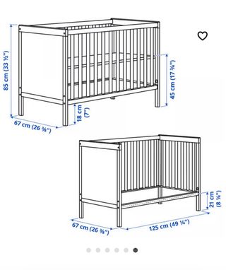 Cuna IKEA Blanca