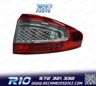 PILOTO DCH PARA FORD MONDEO IV 4P 10-14 LED BLANCO ROJO