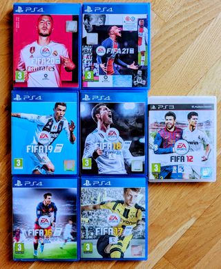 Pack Videojuego FIFA12-16-17-18-19-20-21