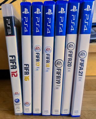Pack Videojuego FIFA12-16-17-18-19-20-21