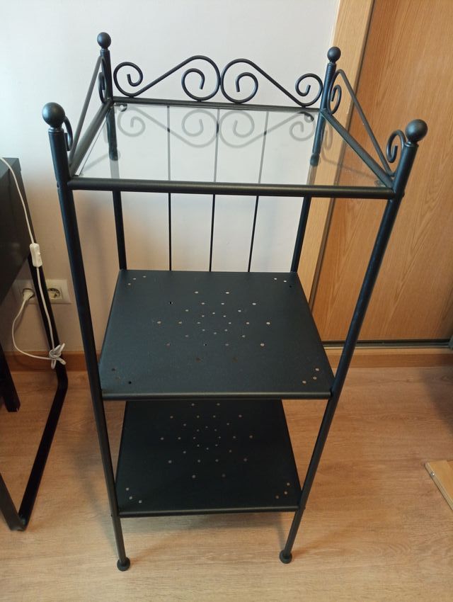 Estantería forja negra Ikea