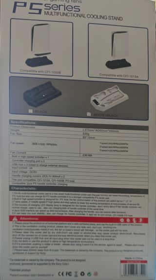 Estación Carga PS5 Multifuncional