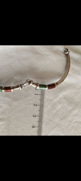 Pulsera plata Vintage, colores