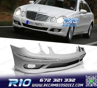 PARAGOLPES DELANTERO MERCEDES W211 02-06 PDC LOOK AMG + NIEB