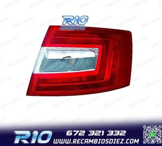 PILOTO DCH SKODA OCTAVIA 4P 13-17 BLANCO ROJO