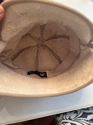 Gorro Zara niña pompón pelo