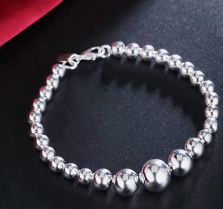 Conjunto de collar y pulsera de bolas