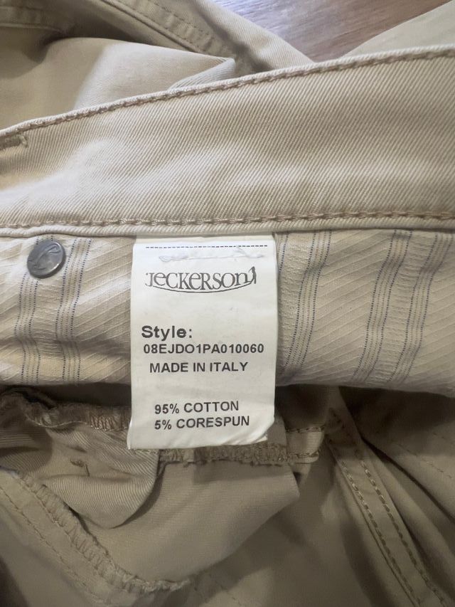 Jeans beige donna Jeckerson taglia S