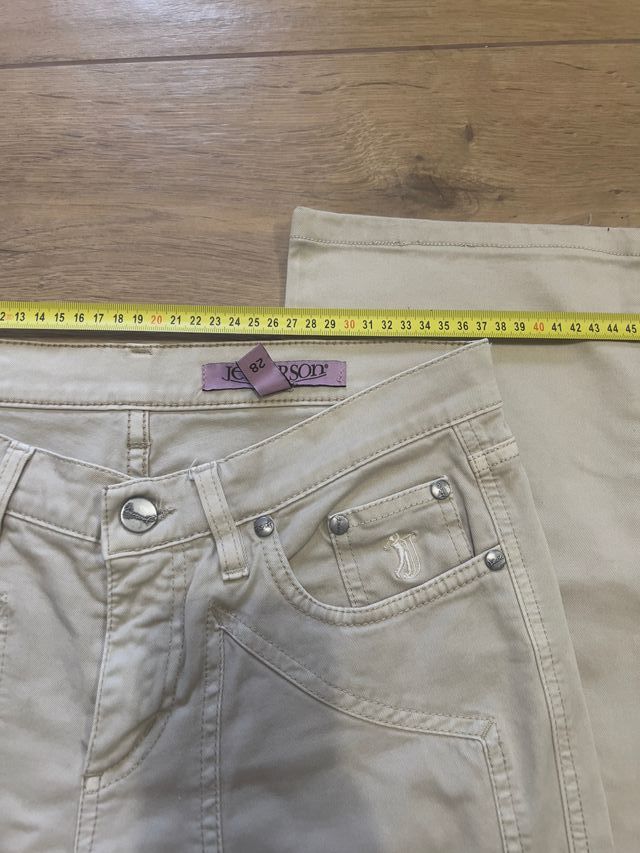 Jeans beige donna Jeckerson taglia S