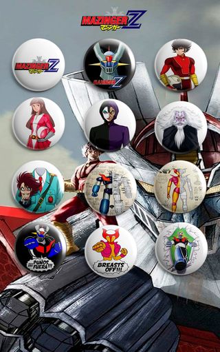 PACK CHAPAS MAZINGER Z