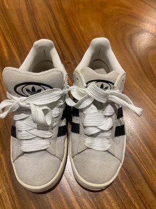 Zapatillas Adidas Campus Grises y Negras