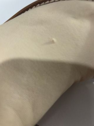Stivali camperos vera pelle beige