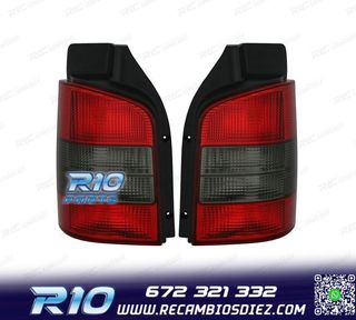 PILOTOS PARA VOLKSWAGEN VW TRANSPORTER T5 1P 03-09 ROJO AHUM