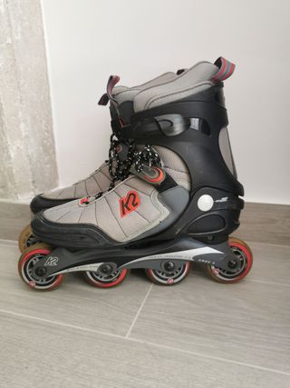 Patines K2 + protecciones Rollerblade