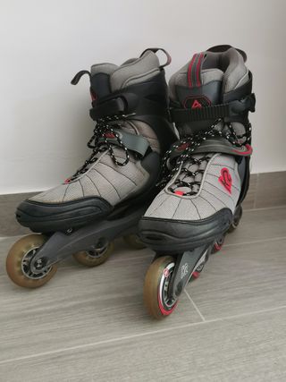 Patines K2 + protecciones Rollerblade