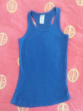 Camiseta tirantes Inside azul talla S