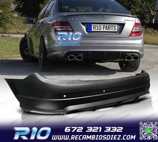 PARAGOLPES TRASERO MERCEDES CLASE C W204 07-11 LOOK AMG