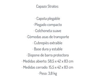 Carrito Bebé Jane Stratos abril 2025