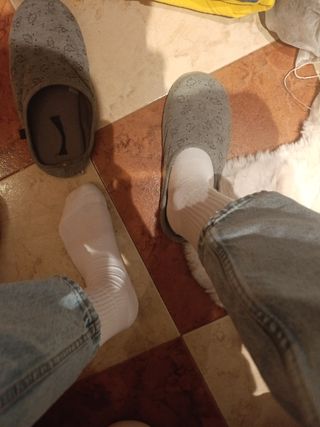 Zapatillas de estar por casa grises