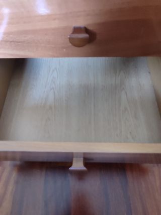 Mesitas de noche madera color cerezo