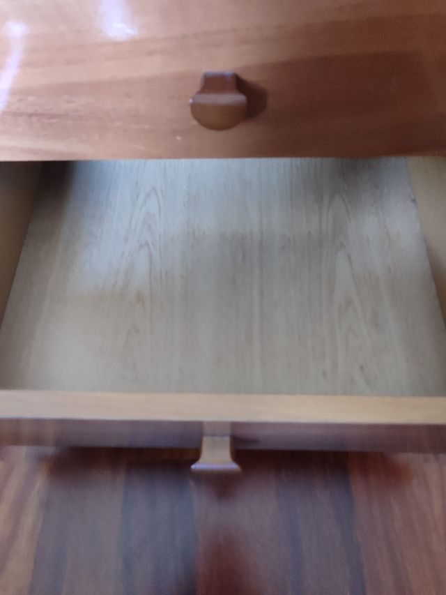 Mesitas de noche madera color cerezo